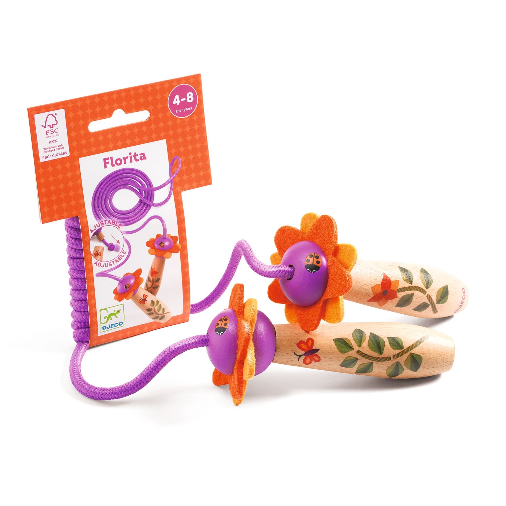 Djeco Corda de saltar florita