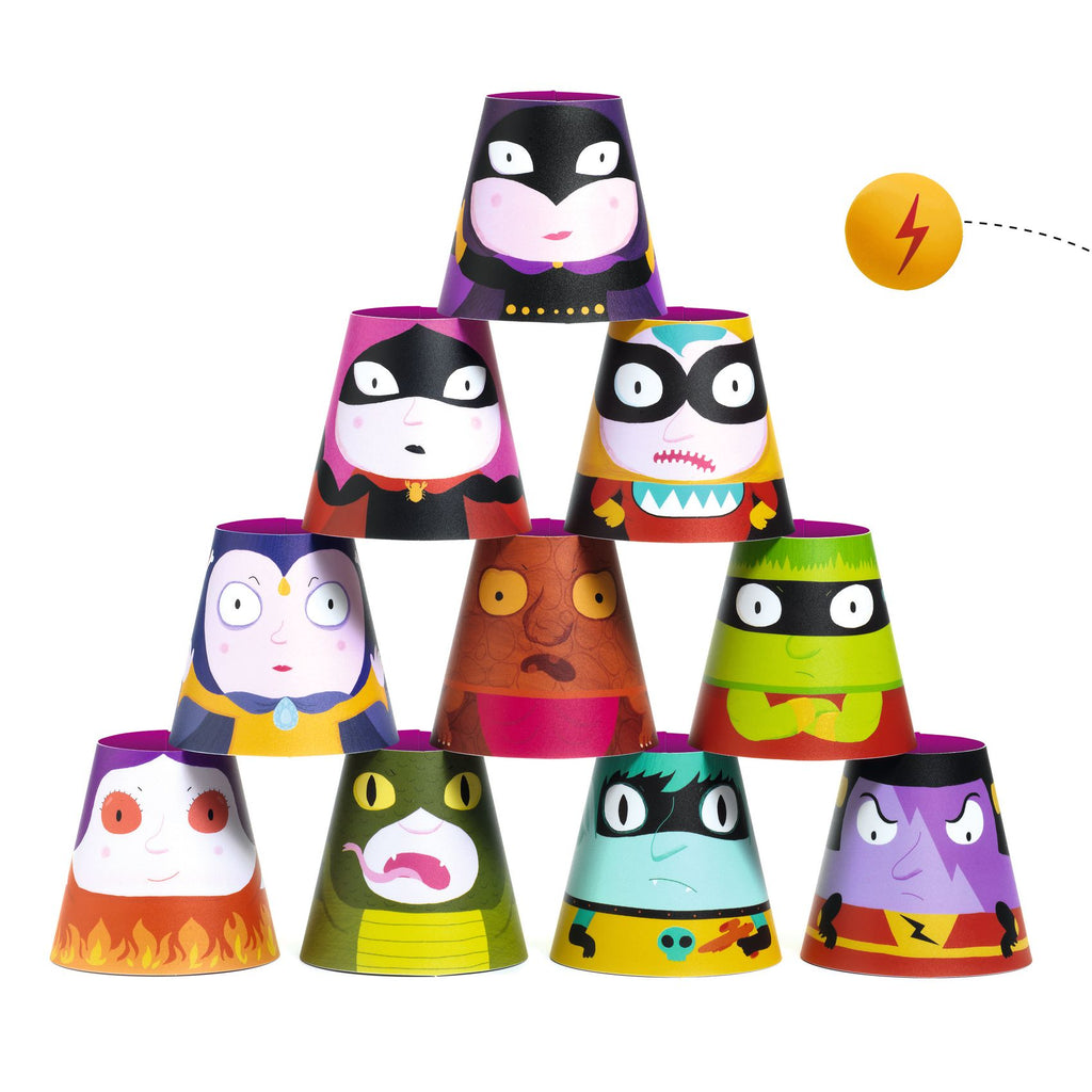 Djeco Chamboul boom jogo de derrubar animais