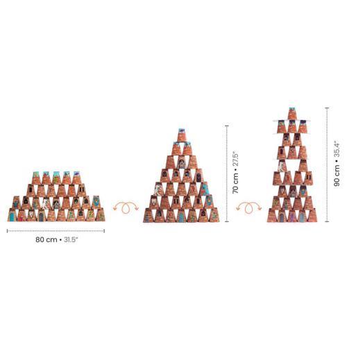 Djeco Castle Rock Game - Destruction and Construction