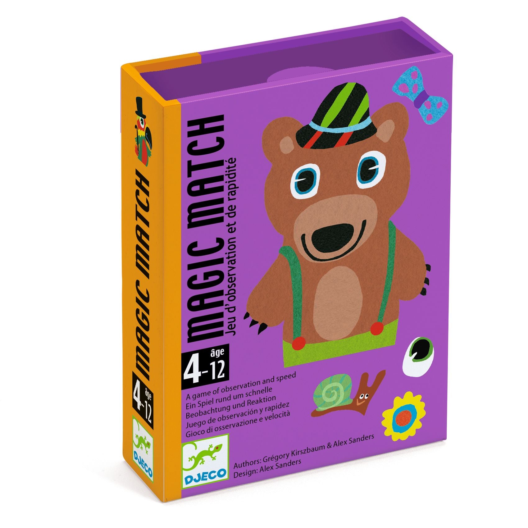 Djeco Jogo de cartas de observacao e rapidez magic match