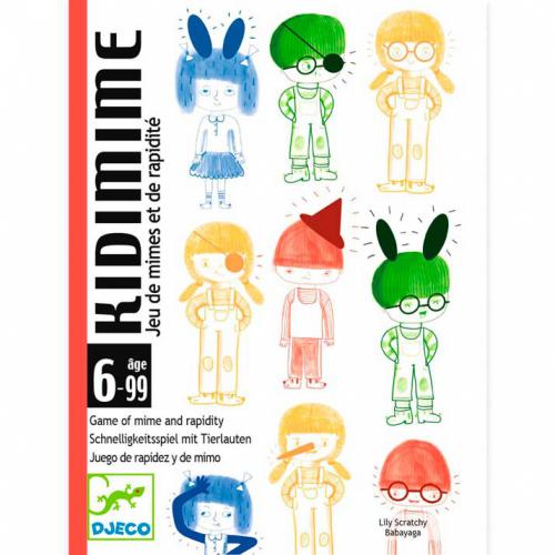 Djeco Juego de Cartas de Mimetismo y Concentración KIDIMIME 