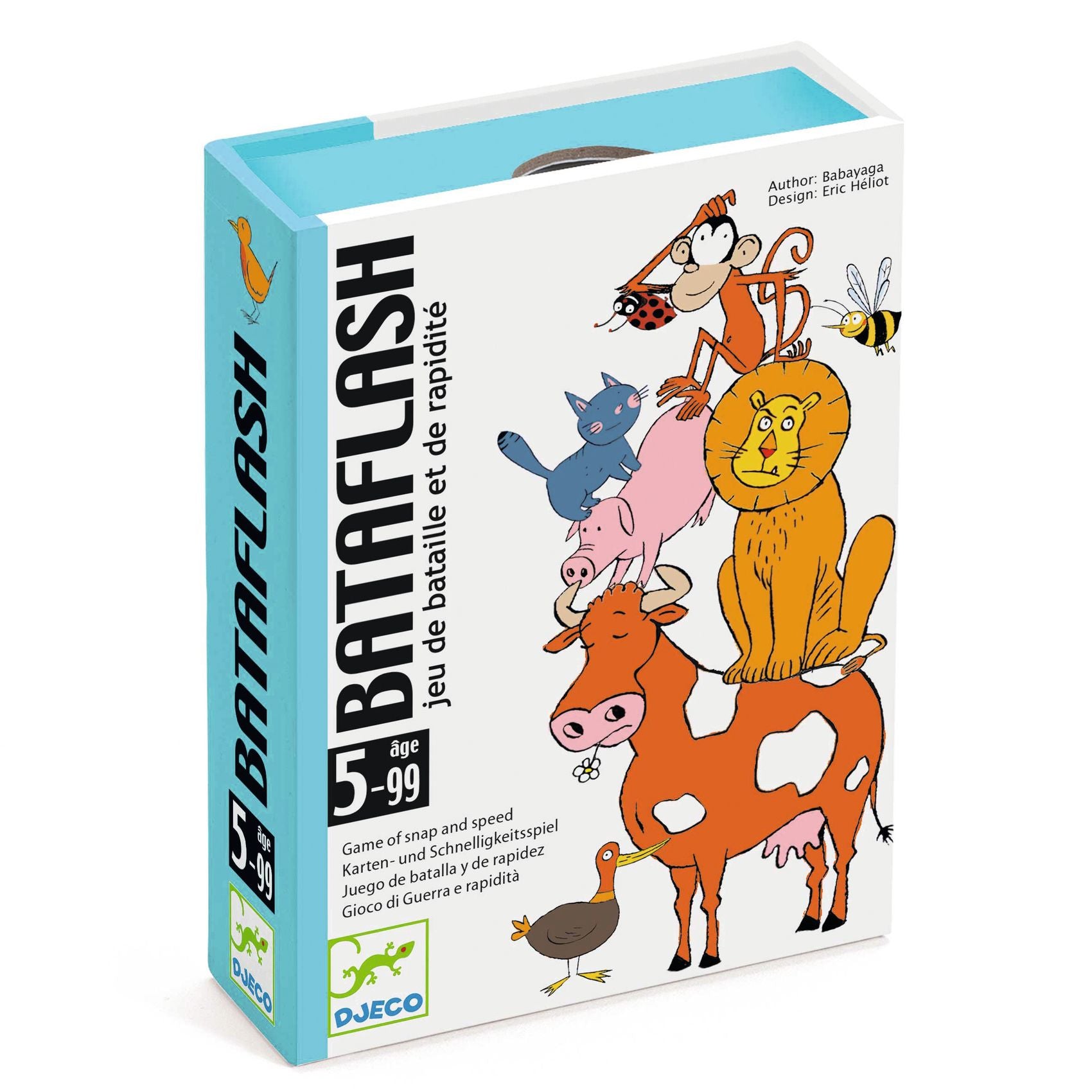 Djeco Jogo de cartas de observacao e rapidez bataflash