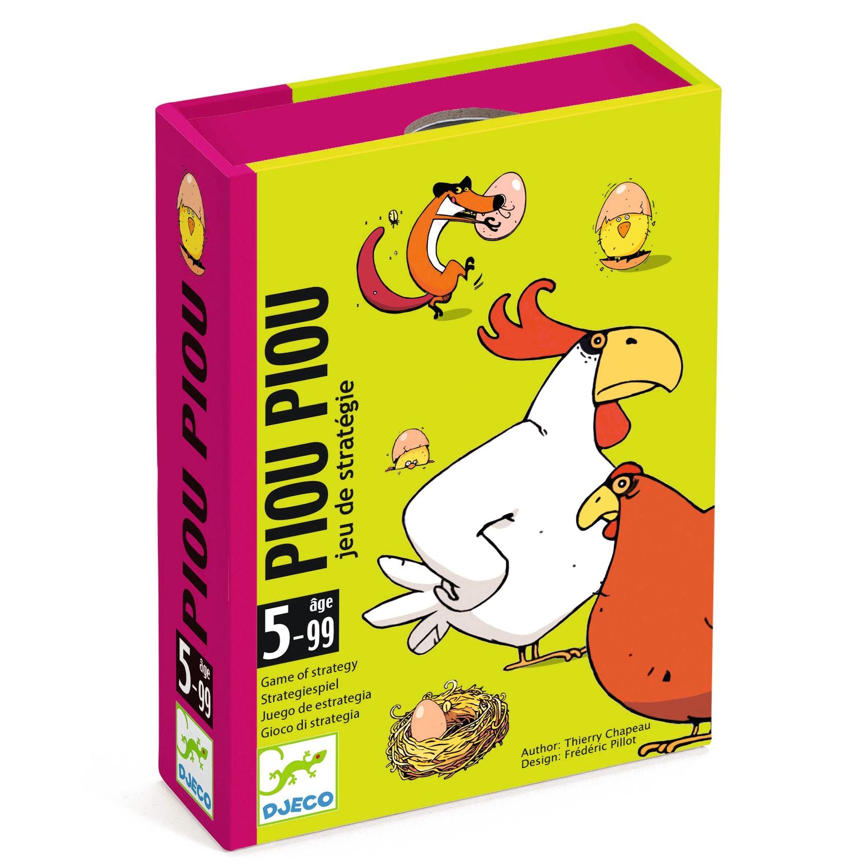 Djeco Jogo de cartas de estrategia piou piou