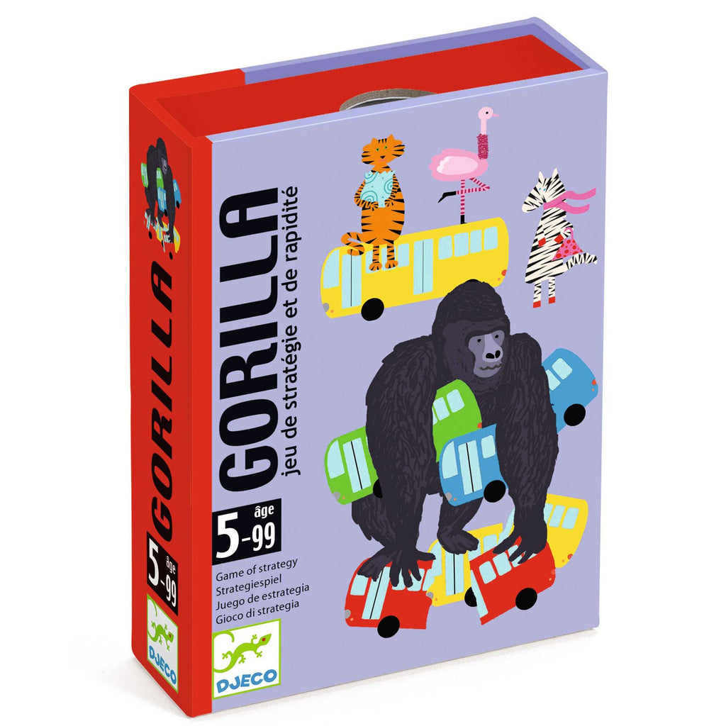 Djeco Jogo de cartas de tatica e rapidez gorilla