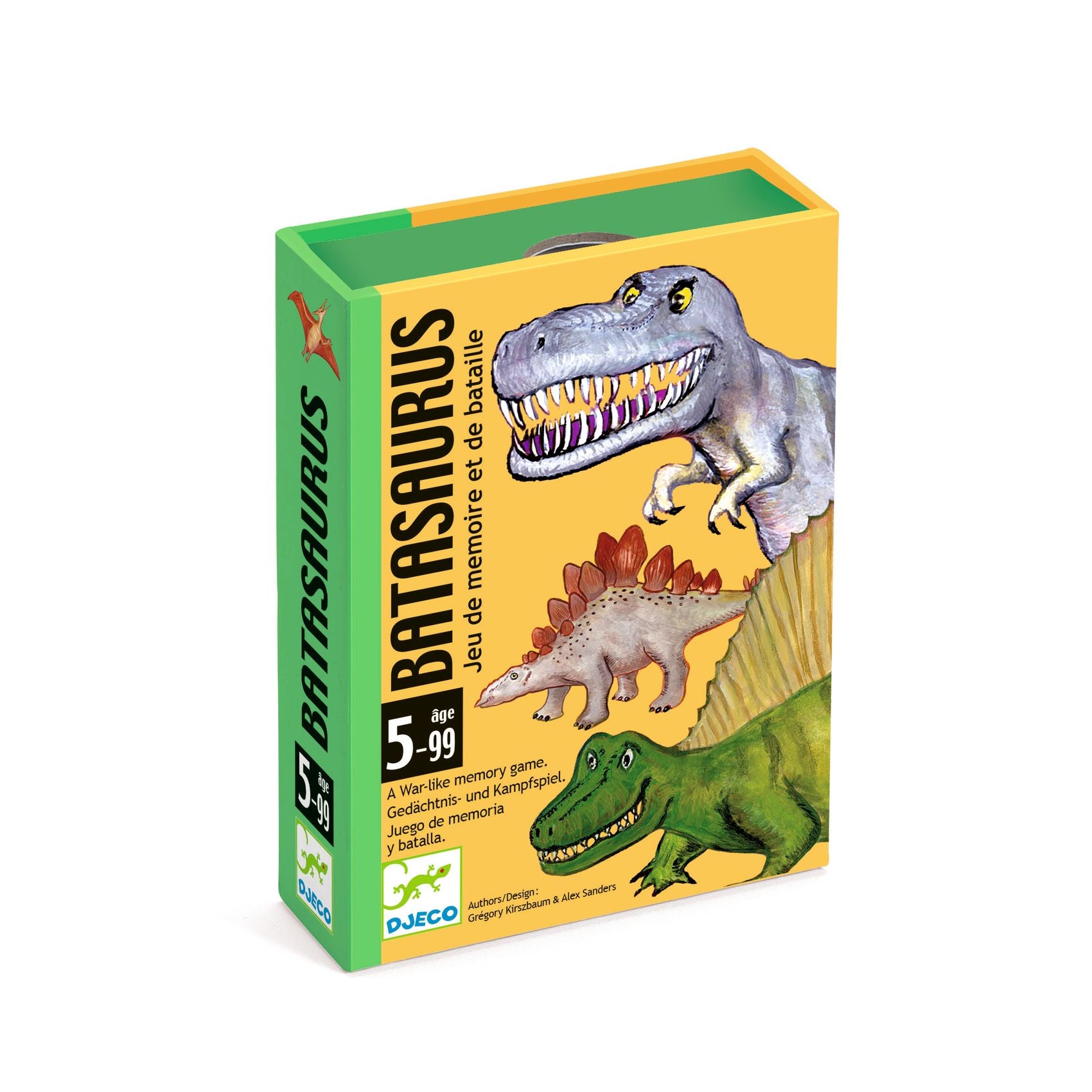 Djeco Jogo de cartas de memoria e estrategia batasaurus