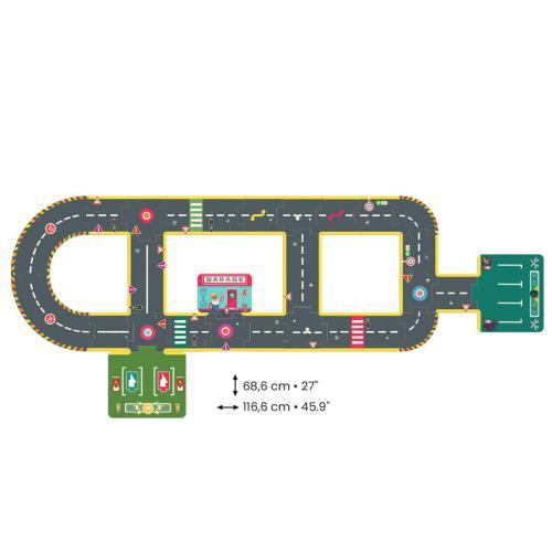 Djeco puzzle pistas da Cidade - City circuit 26 pc