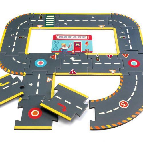 Djeco puzzle pistas da Cidade - City circuit 26 pc