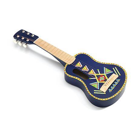 Pequeña guitarra holandesa de aventuras rosa.