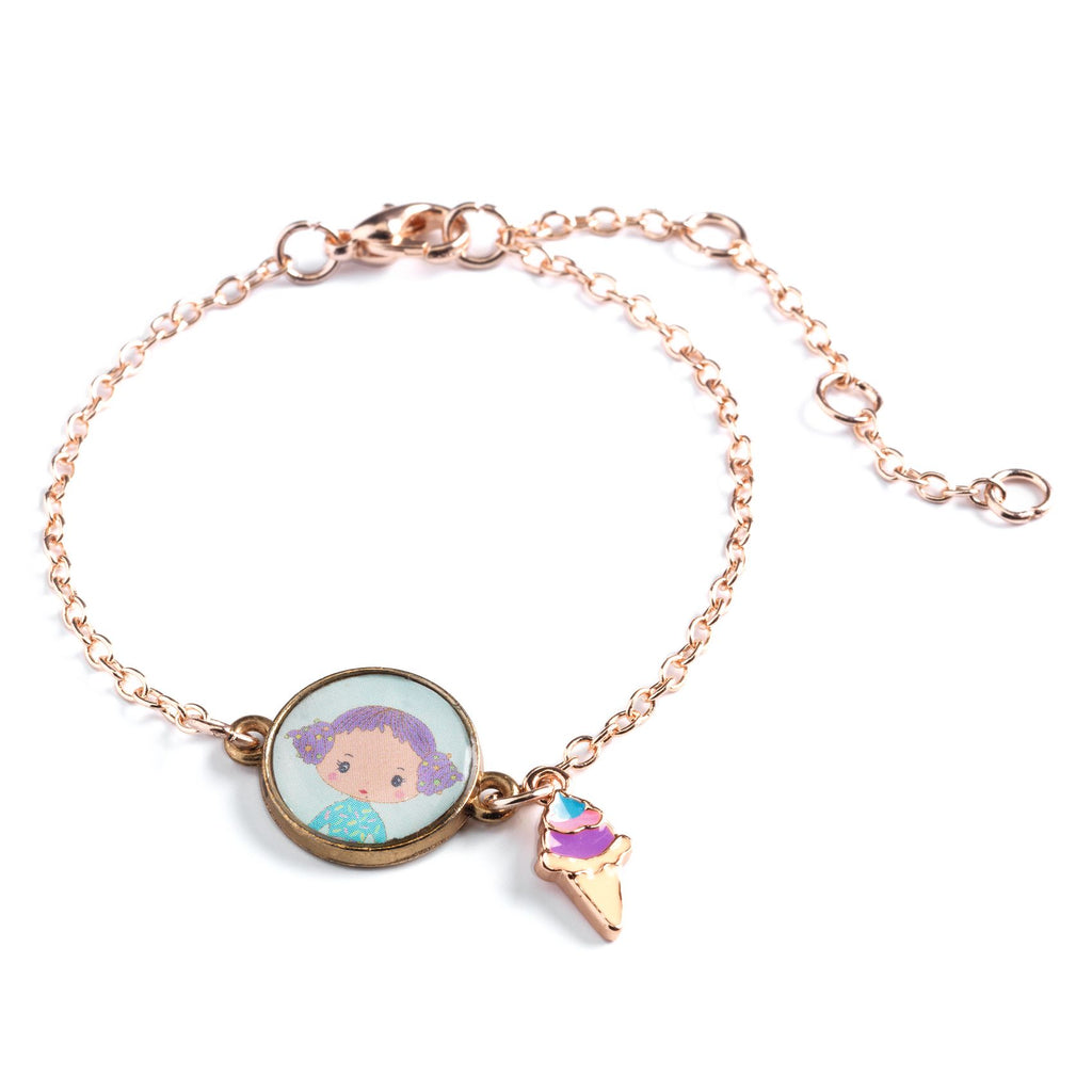 Djeco Tinyly pulseira com medalhao