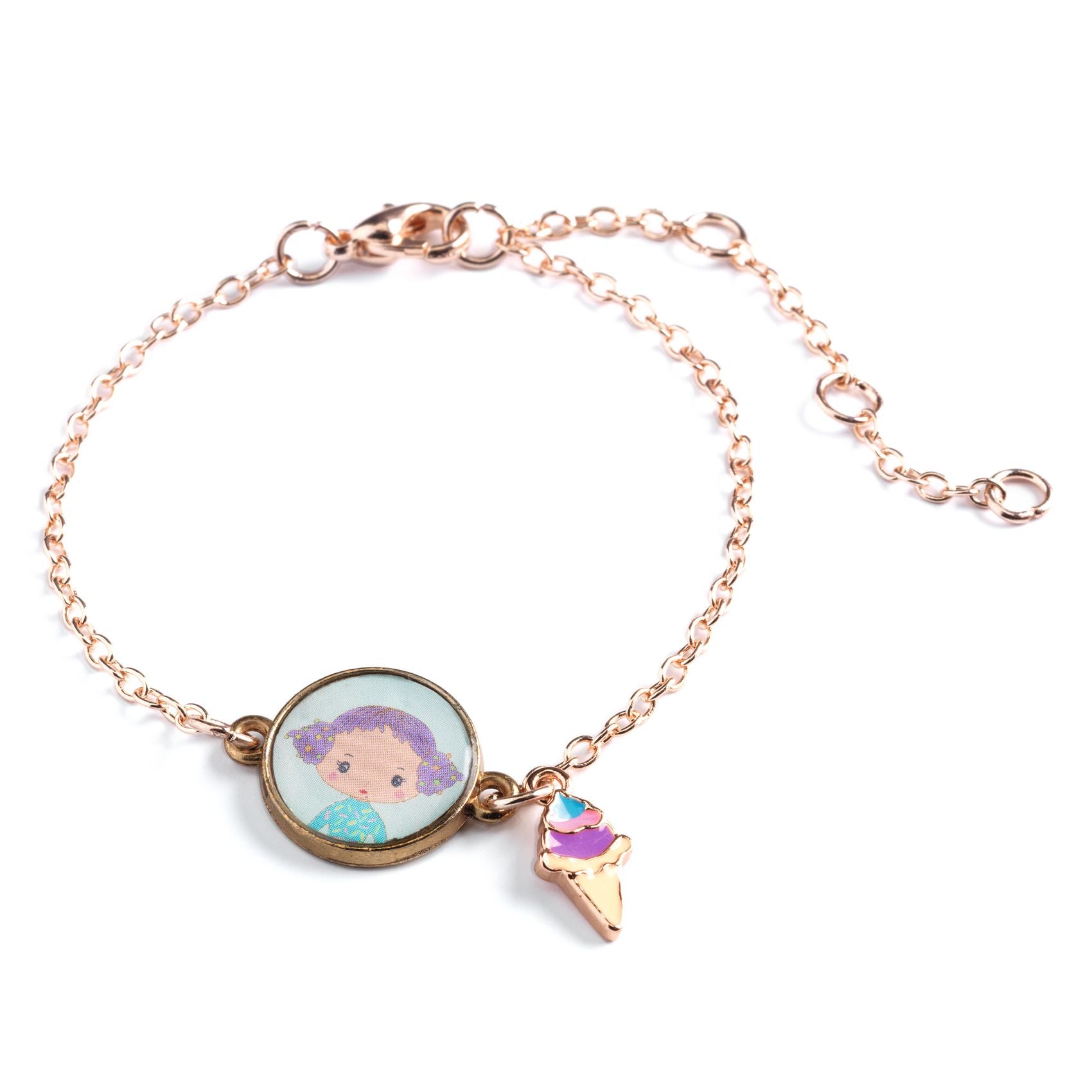 Djeco Tinyly pulseira com medalhao