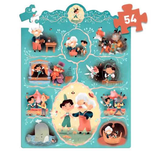 Djeco Story Puzzle 54 piezas - Pinocho
