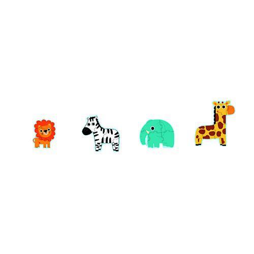 Djeco PRIMO Progressive Puzzle - In the Jungle