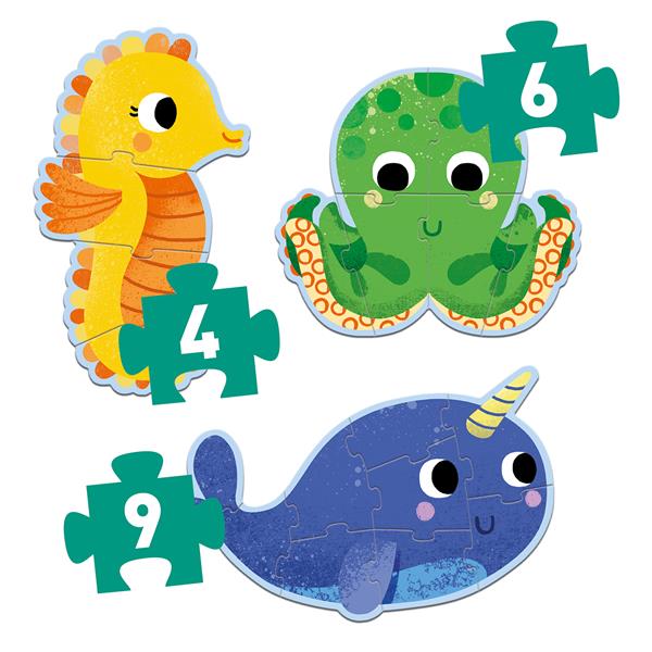 Djeco Puzzle evolutivo PRIMO - no mar