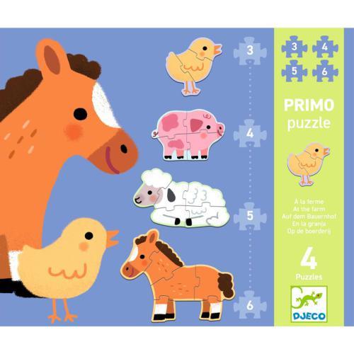 Djeco Puzzle evolutivo PRIMO - en la granja