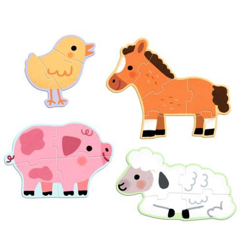 Djeco Puzzle evolutivo PRIMO - en la granja