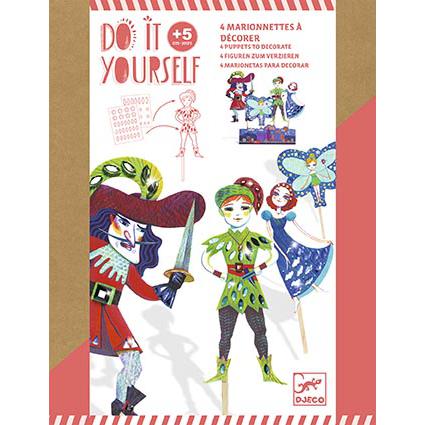Djeco DIY Peter Pan Activities - Build 4 puppets