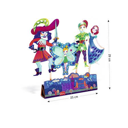 Djeco DIY Peter Pan Activities - Build 4 puppets