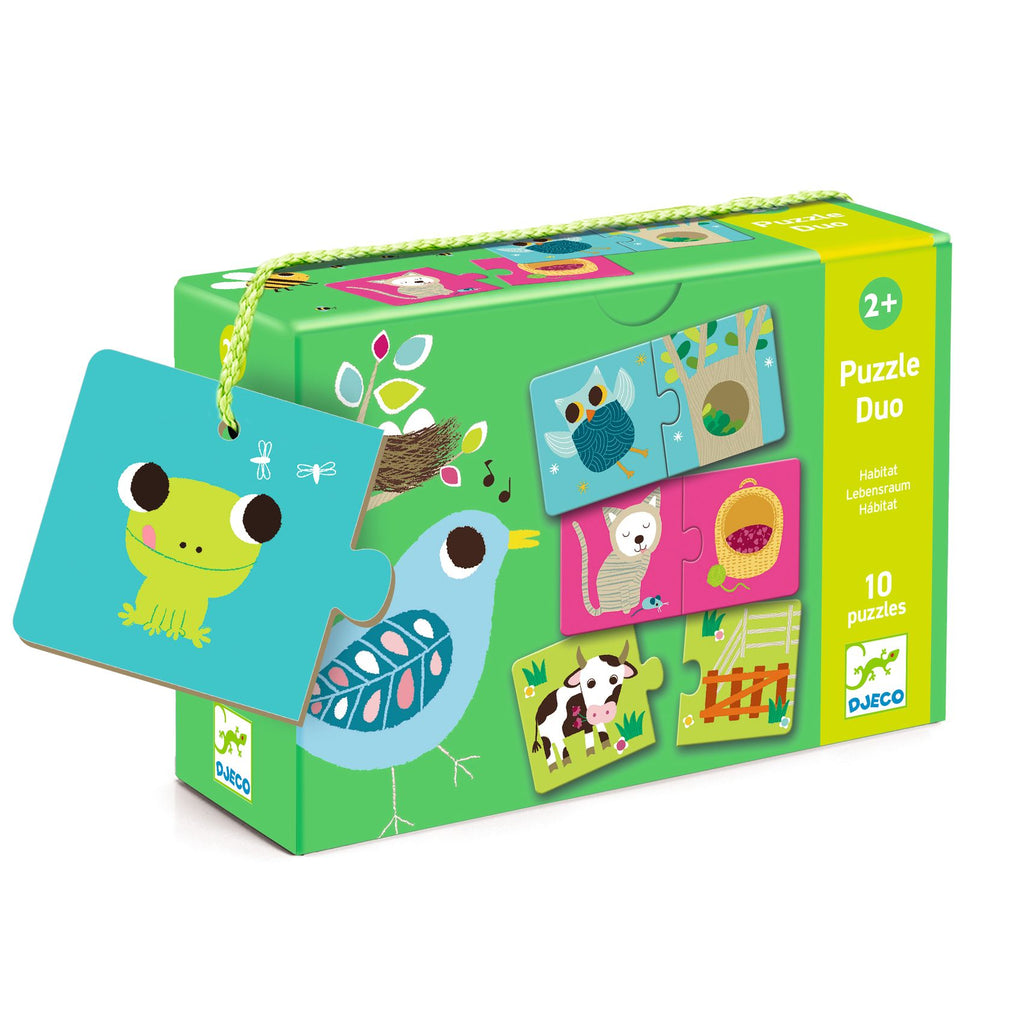 Djeco Puzzle duo habitat