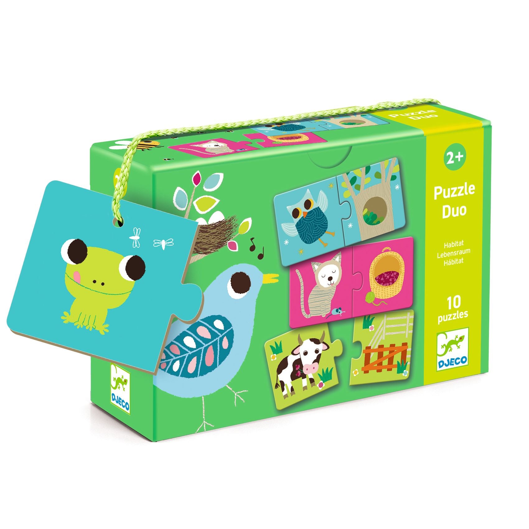 Djeco Puzzle duo habitat
