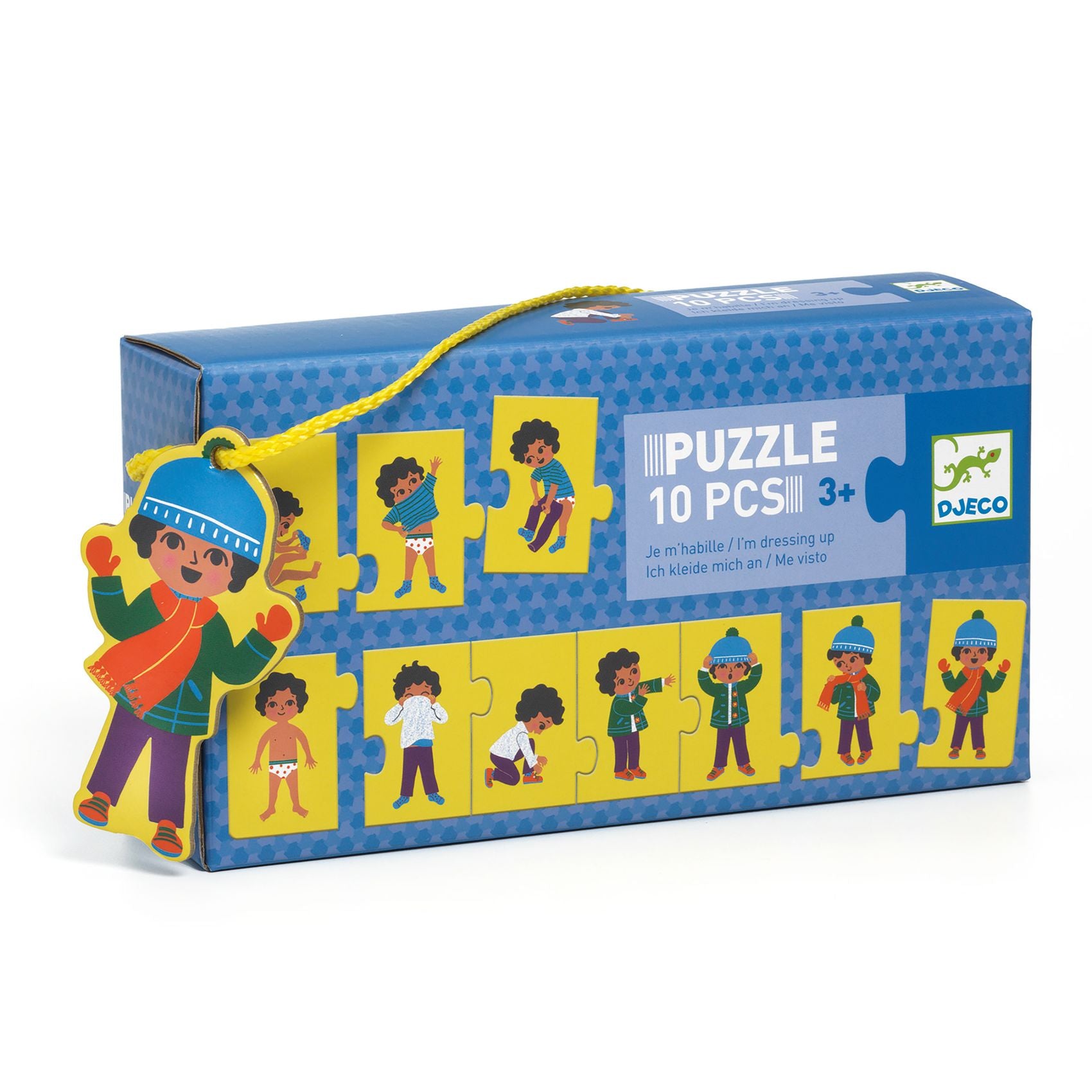 Djeco Puzzle estou a vestir me
