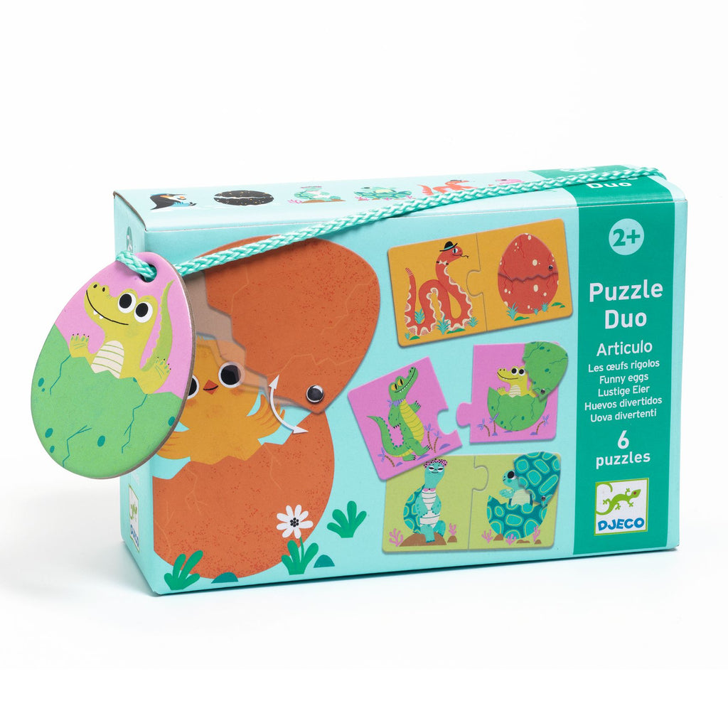 Djeco Puzzle duo ovos divertidos