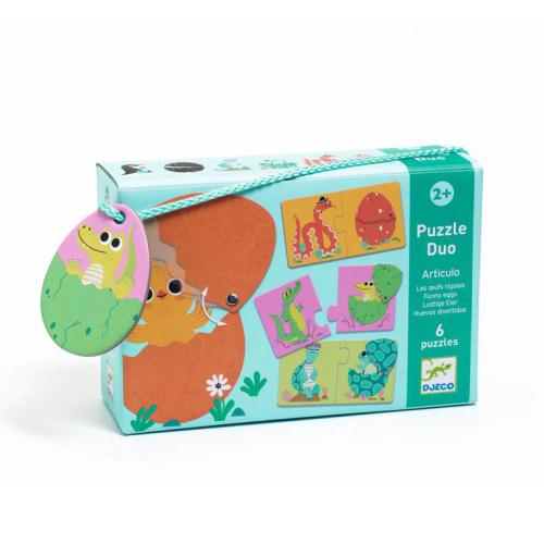 Djeco Puzzle Duo - Fun Eggs