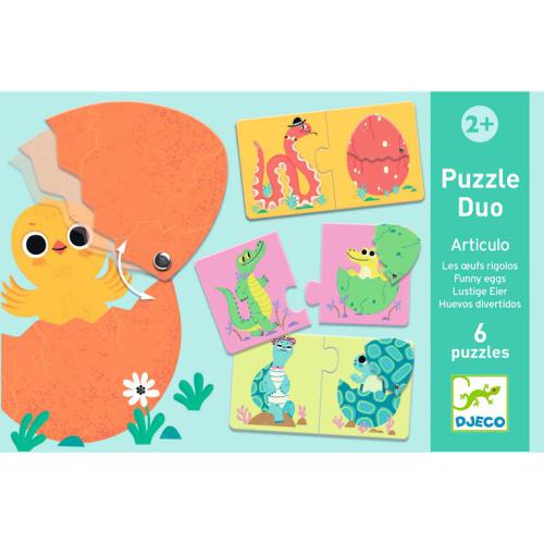 Djeco Puzzle Duo - Fun Eggs