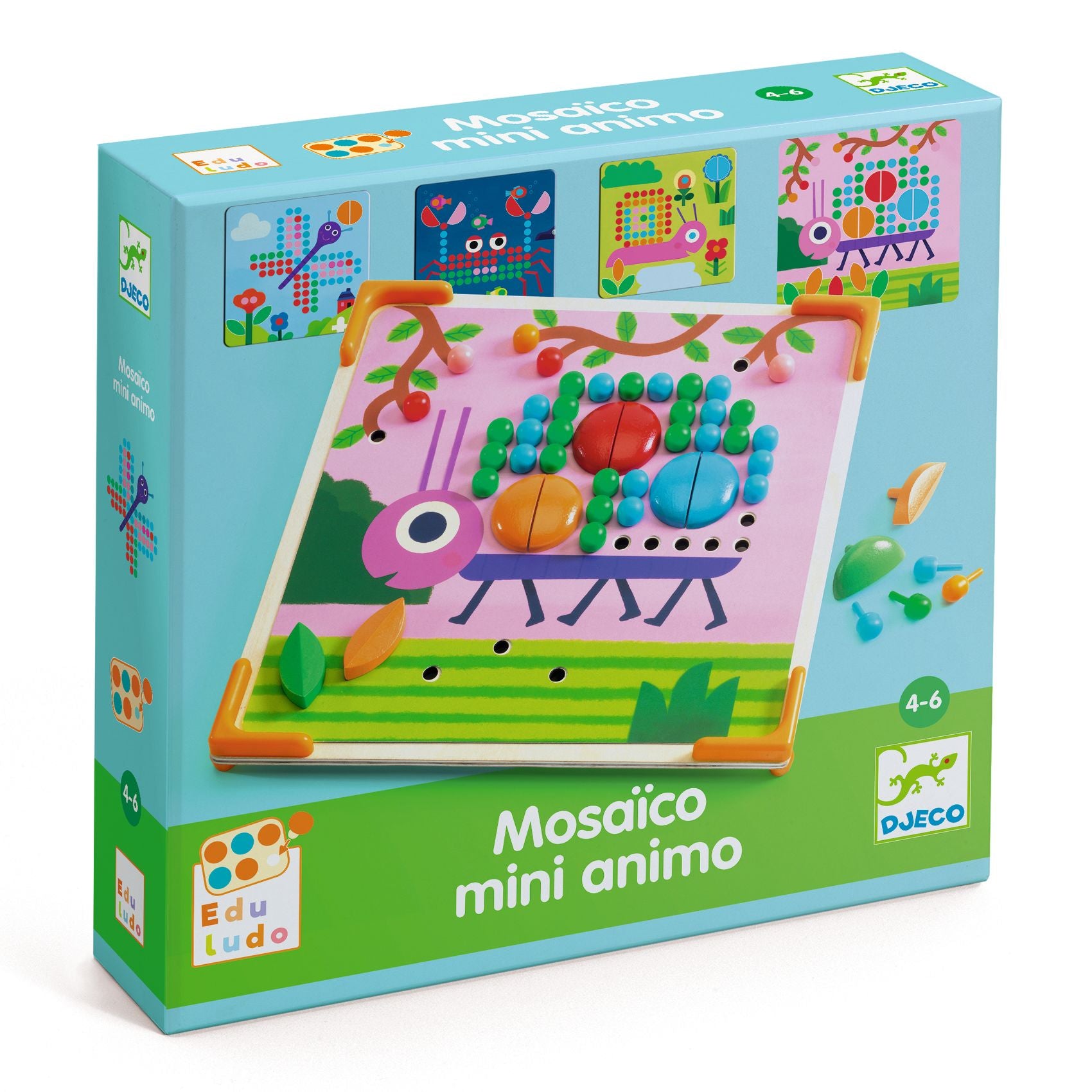 Djeco Mosaico mini animo encaixar pinos