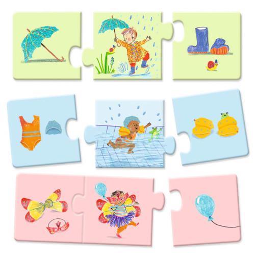 Djeco Puzzle Trio – Daily Activities
