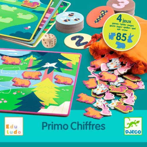 Djeco Primeros Números - 4 juegos para descubrir los números 