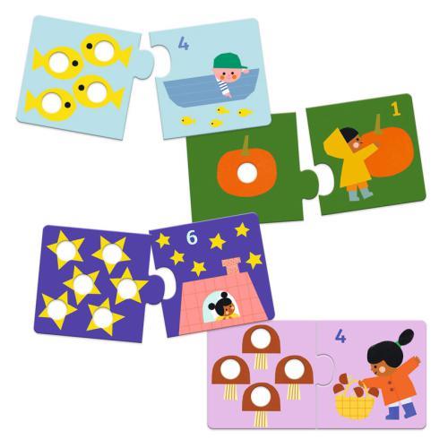 Djeco Puzzle Duo - First Numbers