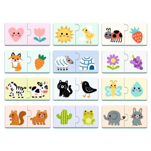 Djeco Puzzle Duo - Colors