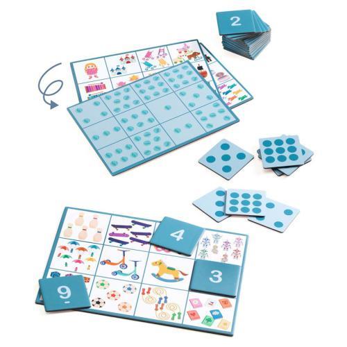 Djeco Numero Bingo – 4 Jogos de Loto