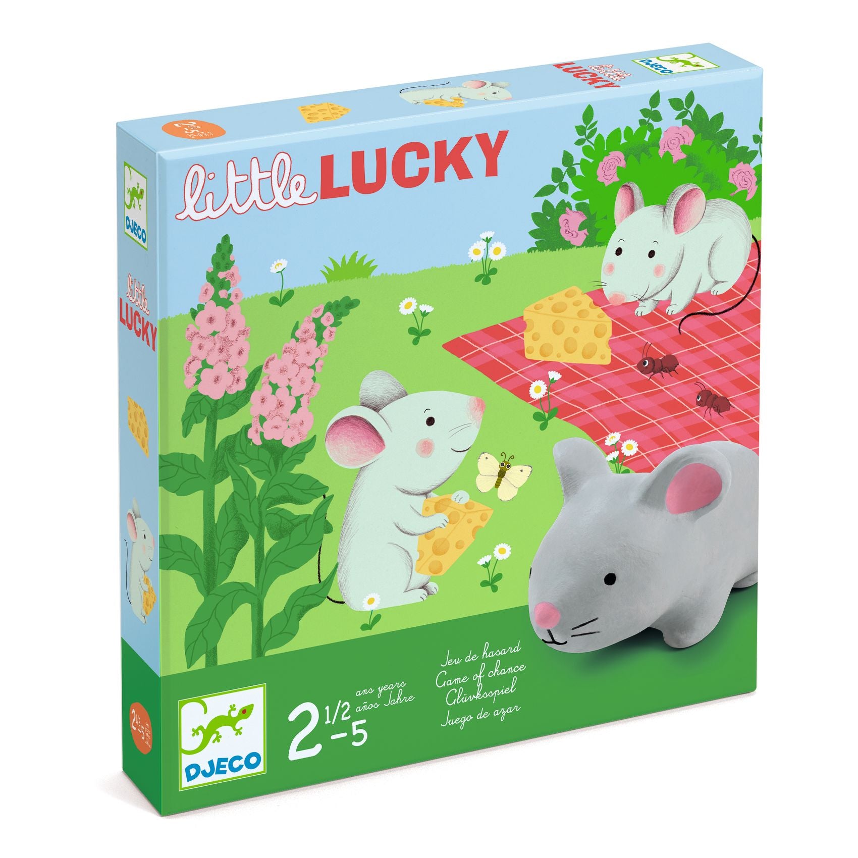 Djeco Jogo de memoria e sorte little lucky