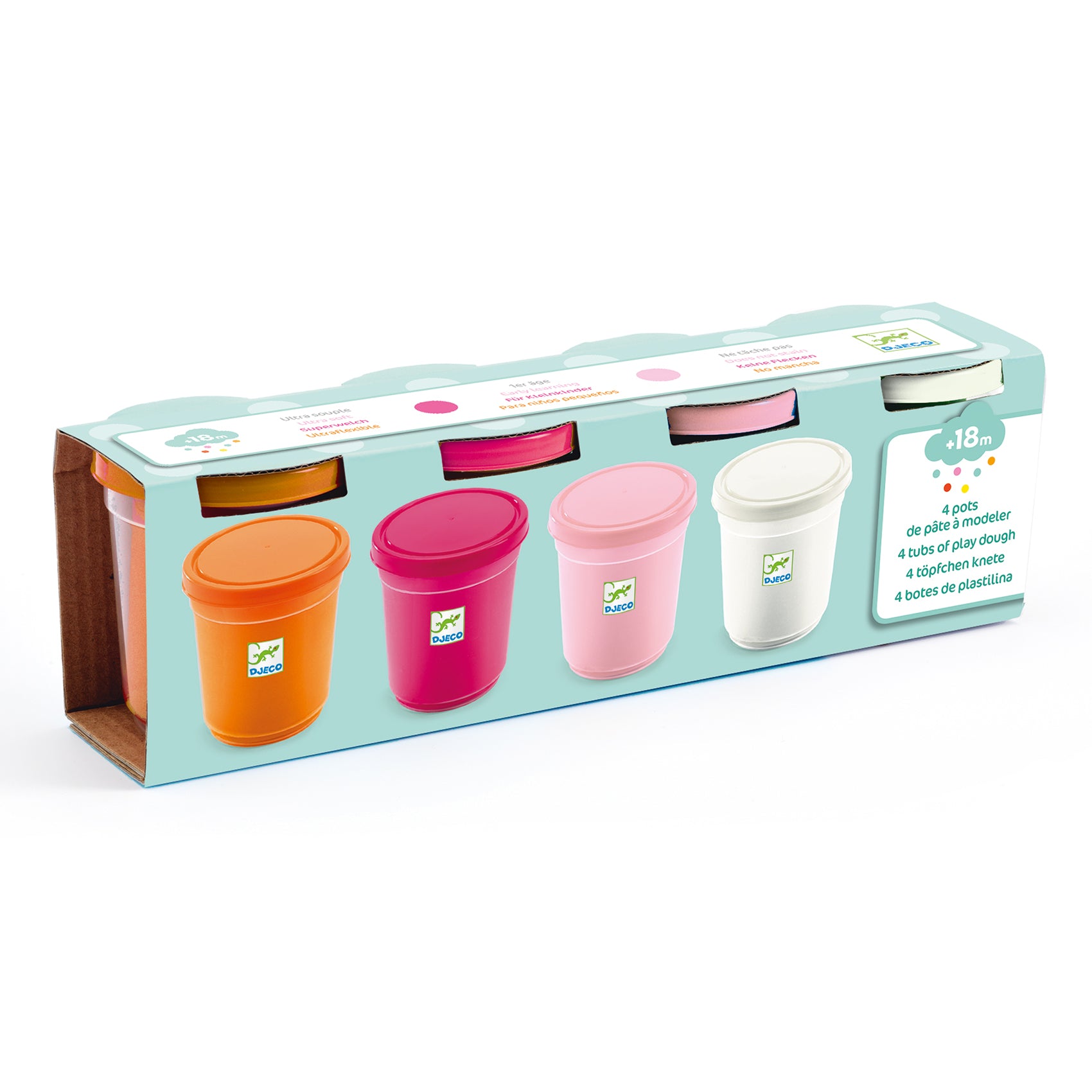 Djeco Conjunto 4 potes plasticina Sweet