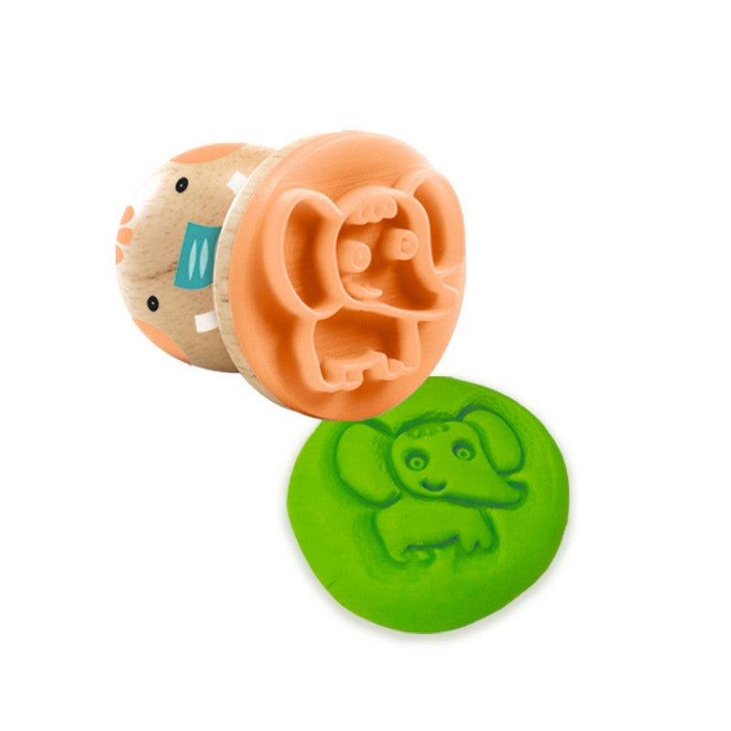 Djeco My plastistamps - Sellos de plastilina de animales 