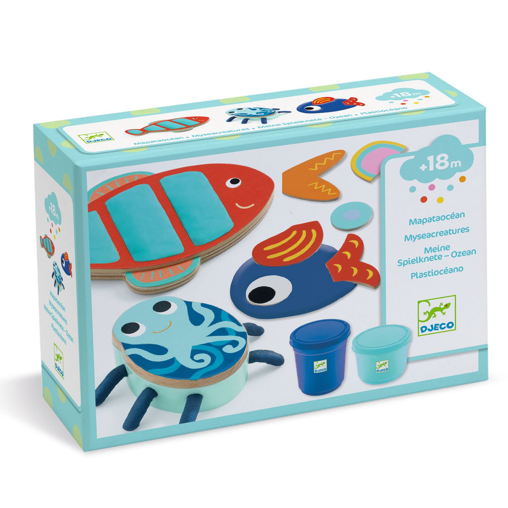 Djeco Jogo de plasticina myseacreatures