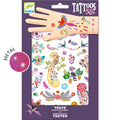 Djeco 50 tatuagens passaros brilhantes