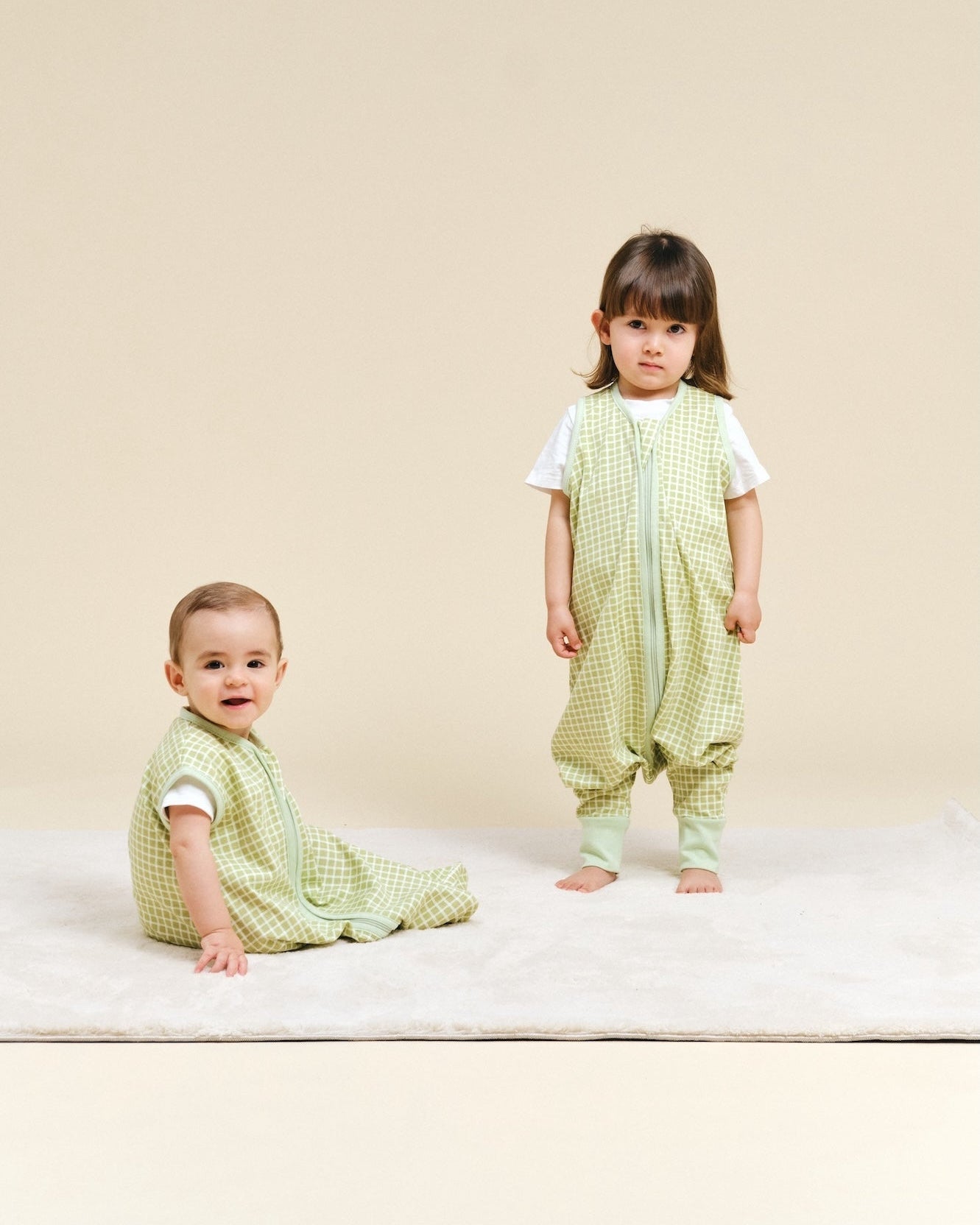 MolisandCo saco de dormir sem pés TOG 0.5 Pistacchio