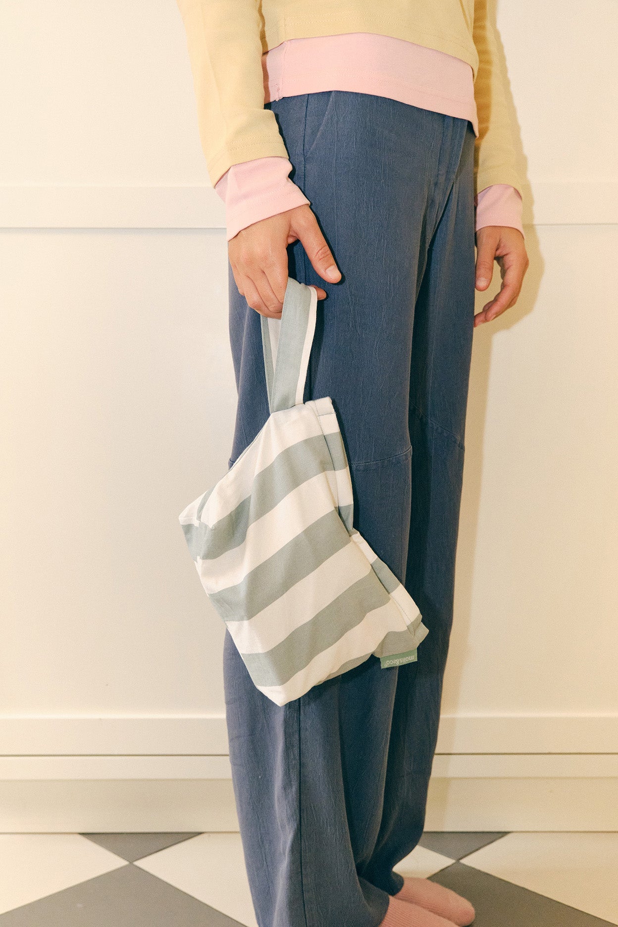MolisandCo Necessaire Popcorn Stripes