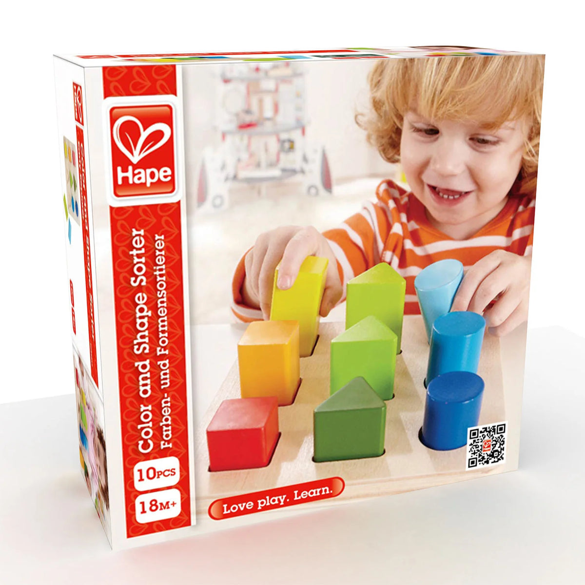 Hape Jogo de Encaixes cores e formas