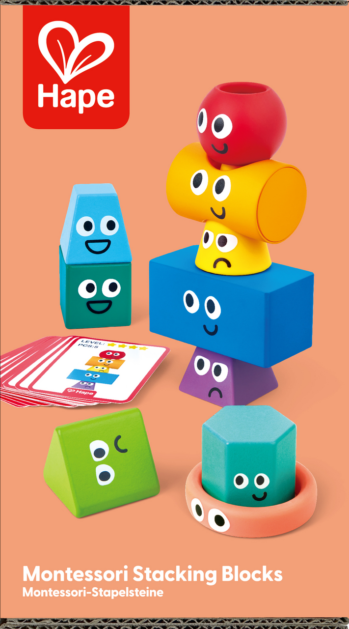 Hape Blocos de Empilhar Montessori