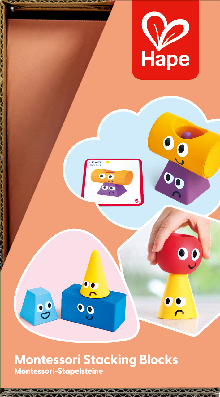 Hape Blocos de Empilhar Montessori