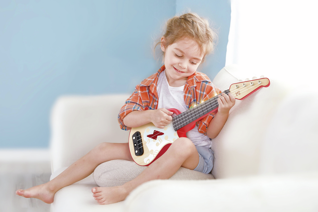Hape Ukulele electrónico con luces