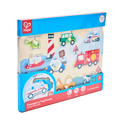 Hape Puzzle de encaixe Veículos de Emergência