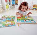 Hape 3-in-1 Puzzle - Pepe and Friends