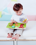 Hape Puzzle de encaje táctil - Animales del Bosque