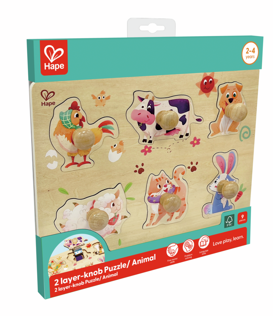 Hape Farm Layer Puzzle