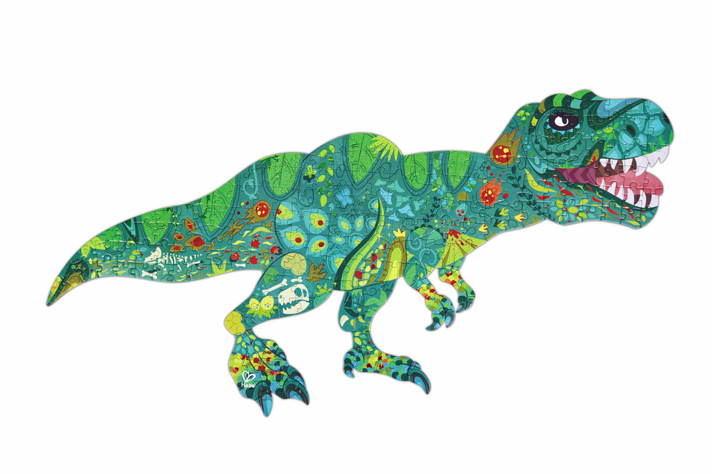 Hape Glowing Dinosaur Puzzle 202 pieces