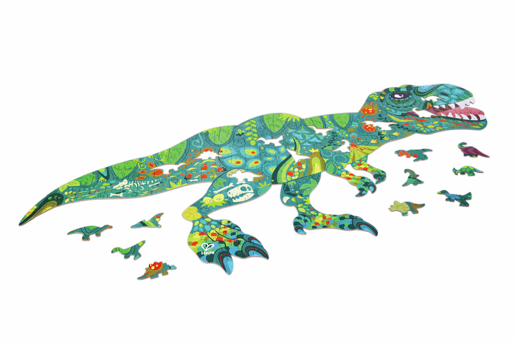 Hape Glowing Dinosaur Puzzle 202 pieces
